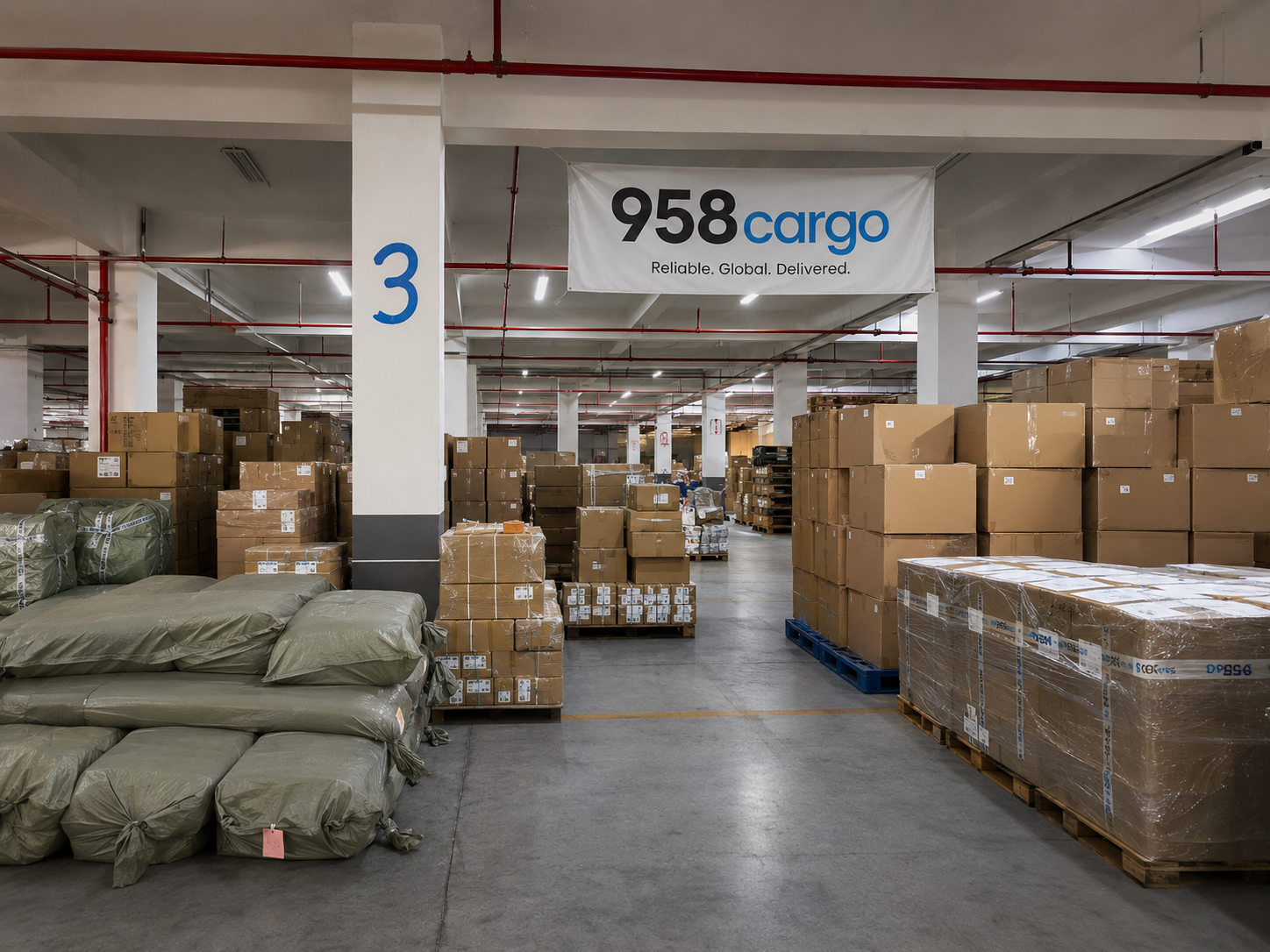 Зона хранения грузов 958Cargo